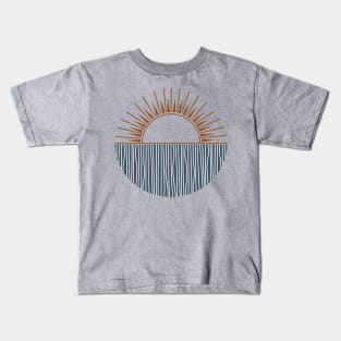 Sunset and ocean Kids T-Shirt